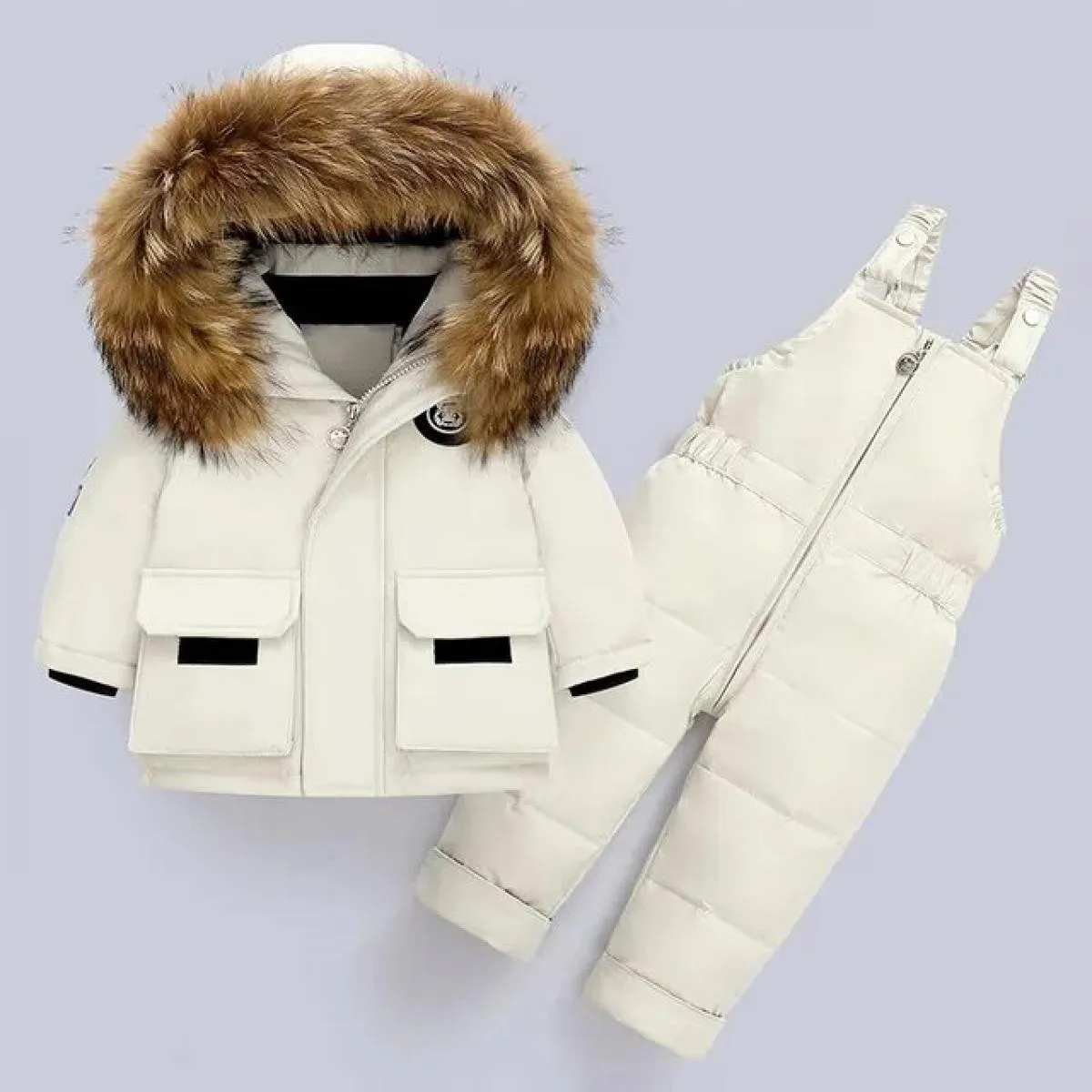 Tuta invernale Tuta da ragazza per bambina Tuta invernale per bambina Set di abbigliamento per bambini