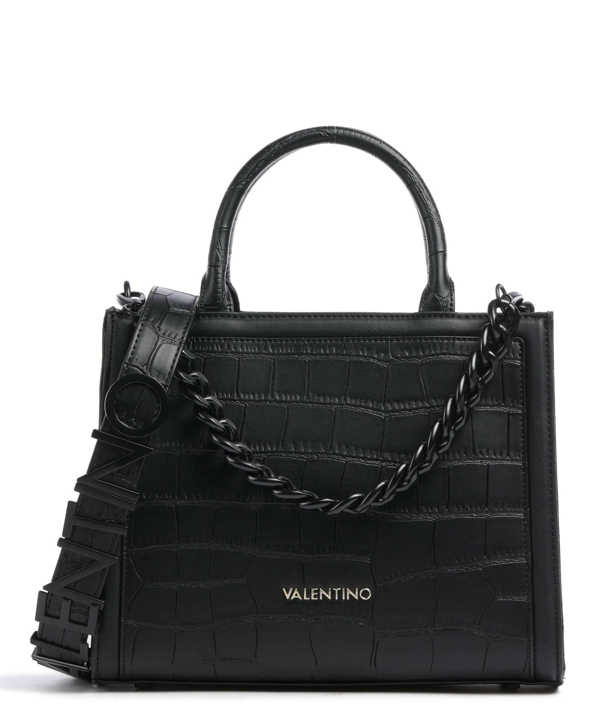  Valentino Bags Surrey Borsa a mano pelle sintetica nero  