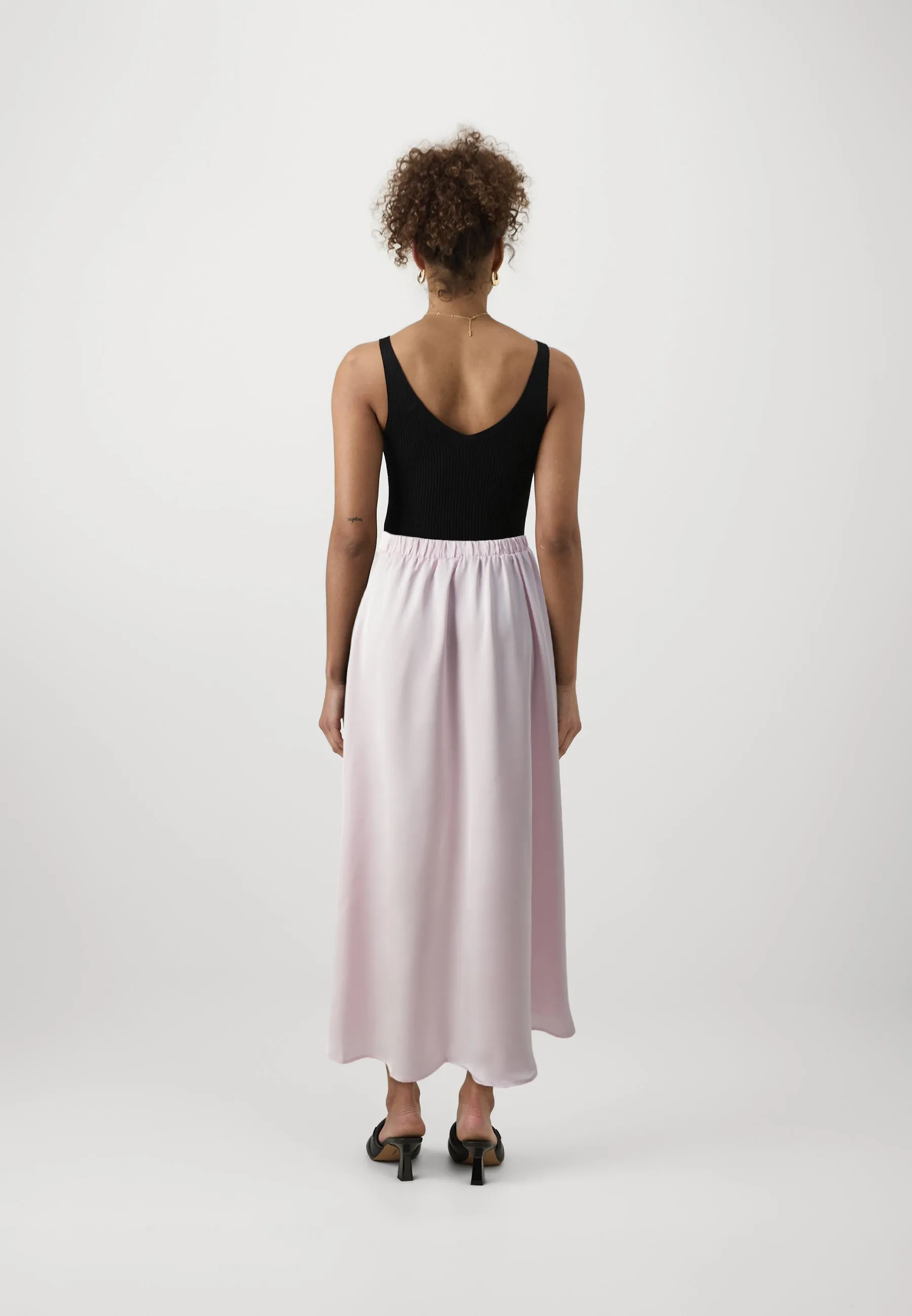 VMRITA CALF SKIRT VIP - Gonna a pieghe