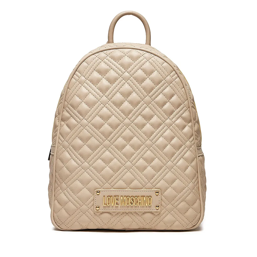 Zaino Donna Trapuntato LOVE MOSCHINO linea Quilted Avorio