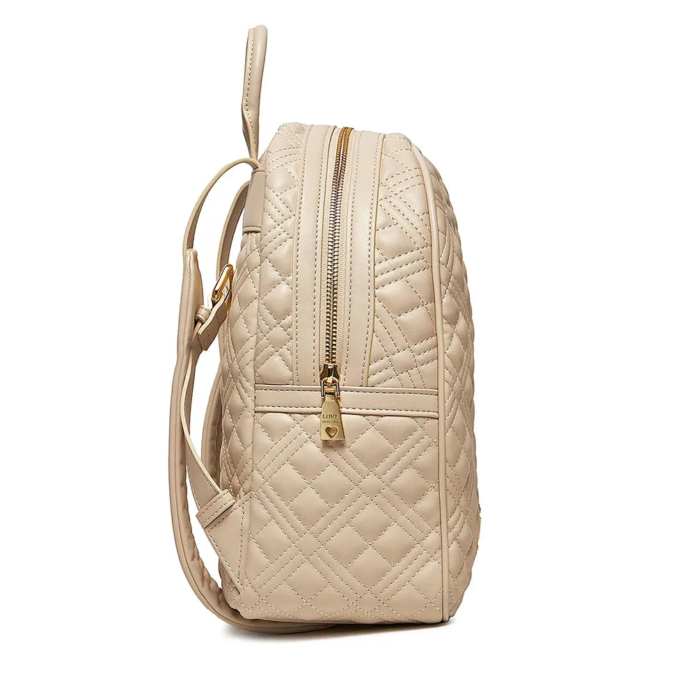 Zaino Donna Trapuntato LOVE MOSCHINO linea Quilted Avorio