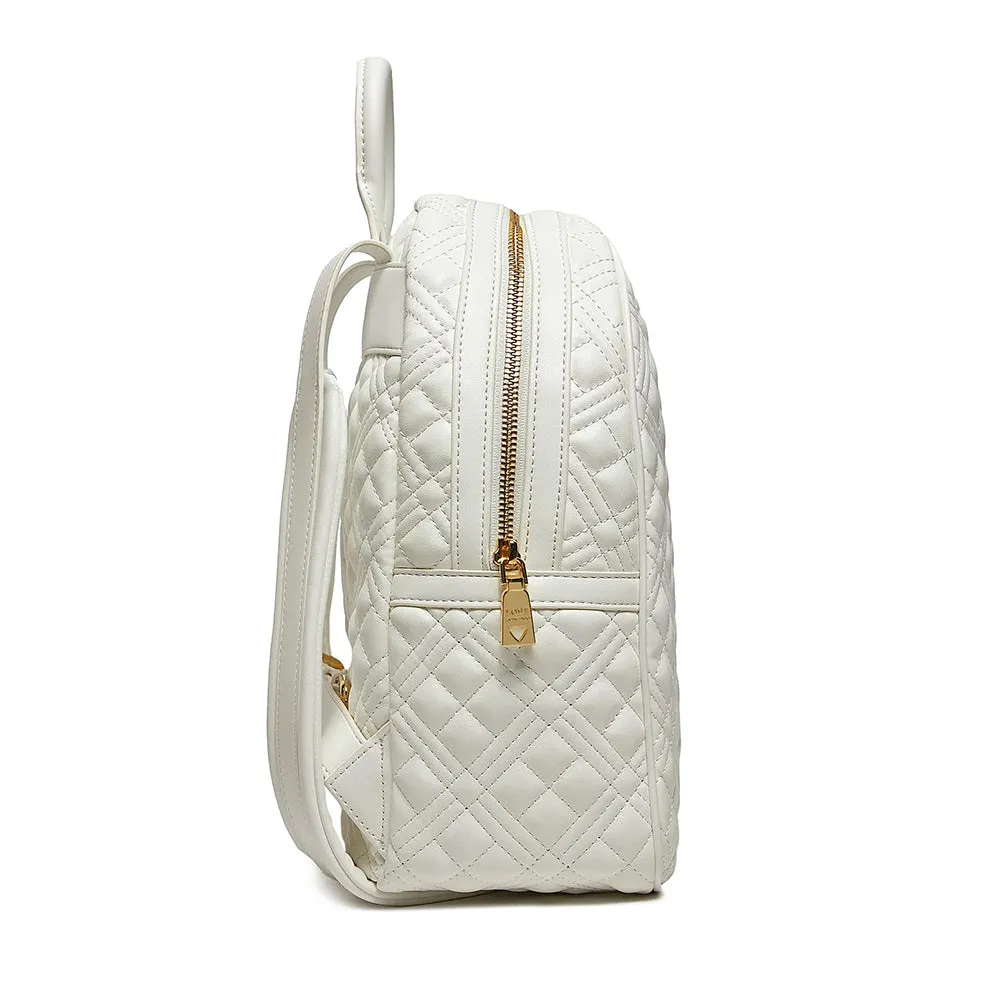 Zaino Donna Trapuntato LOVE MOSCHINO linea Quilted Bianco