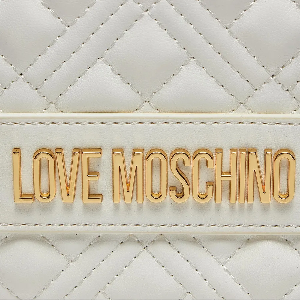 Zaino Donna Trapuntato LOVE MOSCHINO linea Quilted Bianco