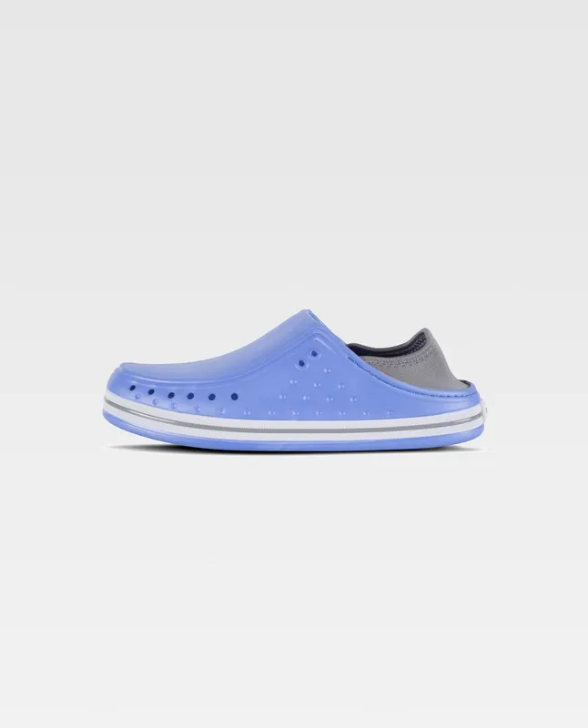Zoccolo unisex in EVA, ultraleggero, ergonomico, anatomico con tallone elastico Celeste